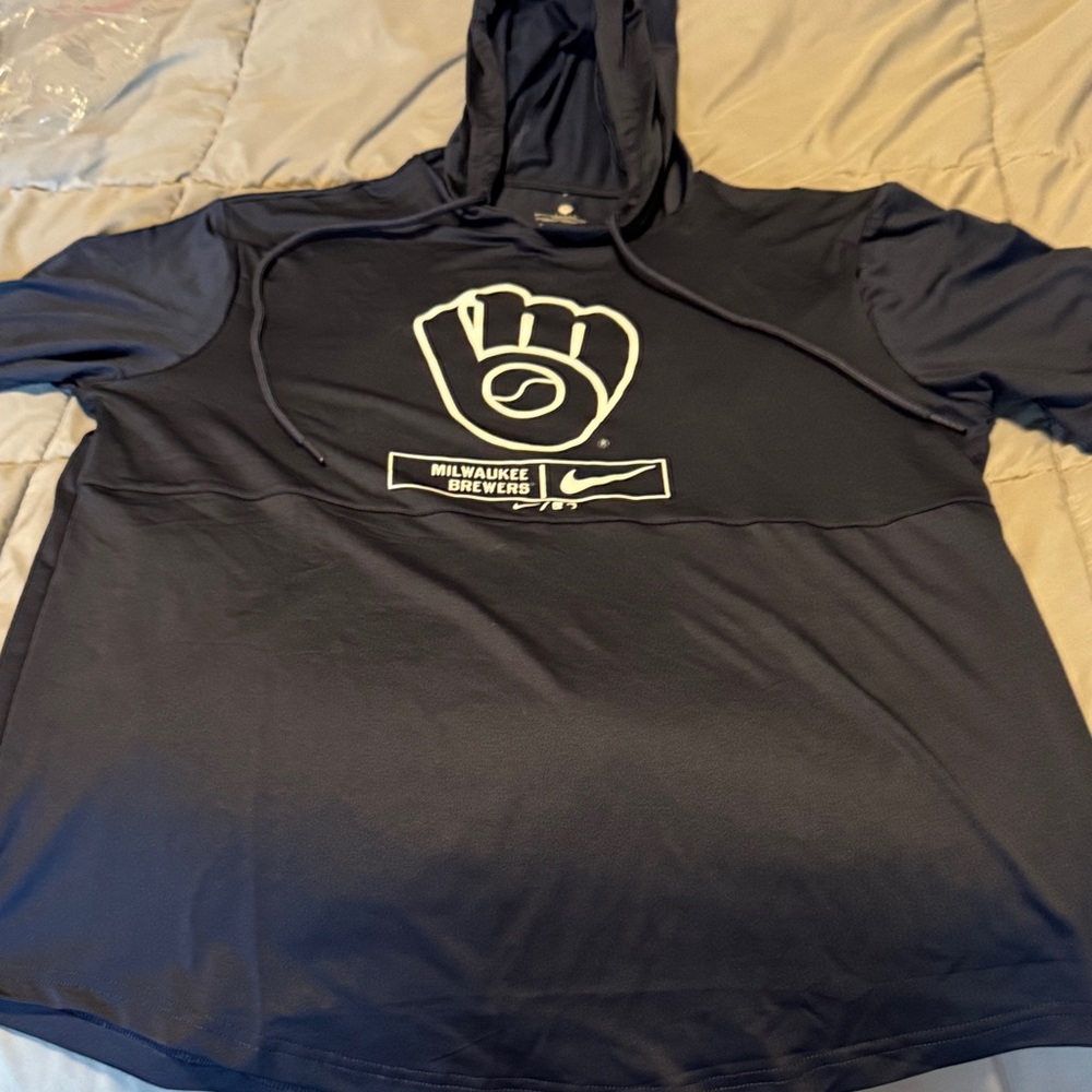 Nike men’s Dark Blue Hoodie with Graphic